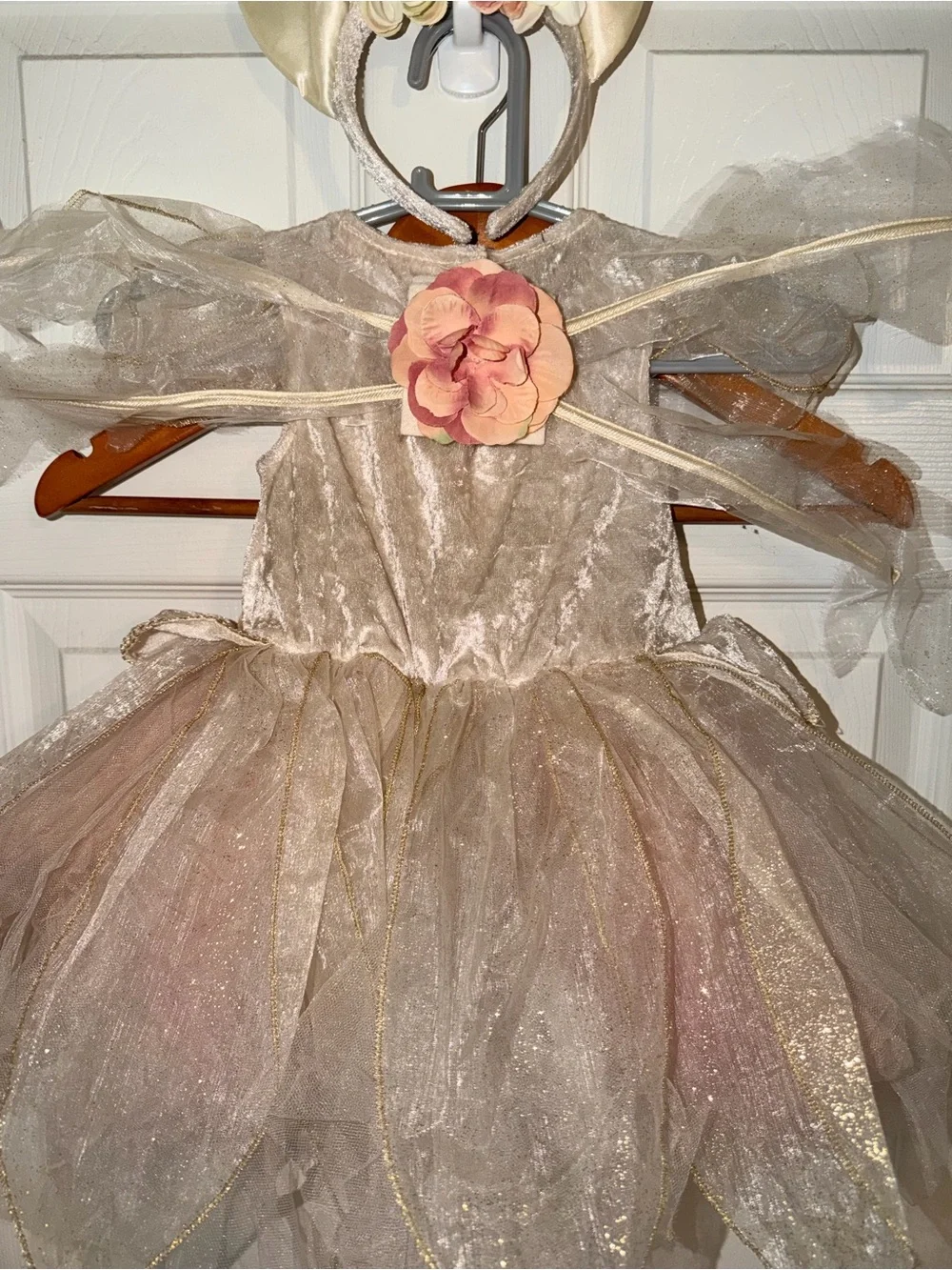 Fairy Dust Woodland Unicorn Fairy Costume Dress Set with Headband 3T GUC